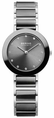 Bering Womans Stainless Steel Grey Ceramic 11429-783 Bering Womans Stainless Steel Grey Ceramic 11429-783