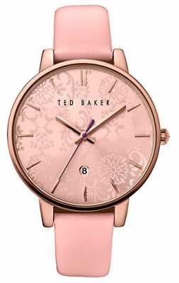 Ted Baker Womans Rose Gold Case Pink TE10030693 Ted Baker Womans Rose Gold Case Pink TE10030693