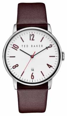 Ted Baker Mens Stainless Steel Case White Dial TE10030755 Ted Baker Mens Stainless Steel Case White Dial TE10030755