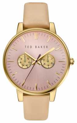 Ted Baker Womans Multi-function Dial Gold Case TE10030750 Ted Baker Womans Multi-function Dial Gold Case TE10030750