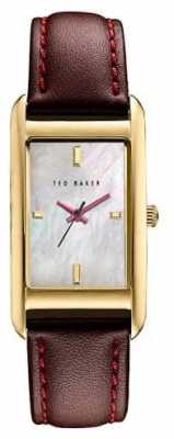 Ted Baker Womans Gold Case White Dial TE10030753 Ted Baker Womans Gold Case White Dial TE10030753