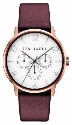 Ted Baker Mens Multi-function Dial Rose Gold Case TE10030765 Ted Baker Mens Multi-function Dial Rose Gold Case TE10030765