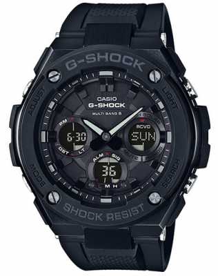Casio Mens G-Steel Chronograph Alarm Black Rubber Strap GST-W100G-1BER Casio Mens G-Steel Chronograph Alarm Black Rubber Strap GST-W100G-1BER