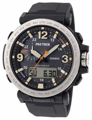 Casio Mens Pro Treksolar Powered Alarm Compass PRG-600-1ER Casio Mens Pro Treksolar Powered Alarm Compass PRG-600-1ER