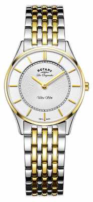 Rotary Womans Ultraslim Two Tone Stainless Steel LB90801/41 Rotary Womans Ultraslim Two Tone Stainless Steel LB90801/41