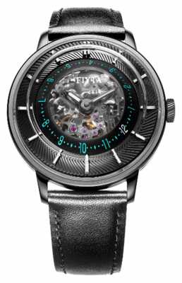FIYTA Mens 3d Time Automatic Iron Plated WGA868003.BBB FIYTA Mens 3d Time Automatic Iron Plated WGA868003.BBB