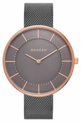 Skagen Womans Gitte Grey Mesh Rose Gold SKW2584 Skagen Womans Gitte Grey Mesh Rose Gold SKW2584