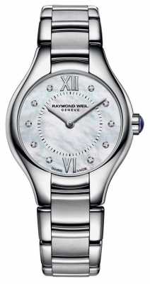 Raymond Weil Womans Stainless Steel 10 Diamond Mother Of Pearl Dial 5124-ST-00985 Raymond Weil Womans Stainless Steel 10 Diamond Mother Of Pearl Dial 5124-ST-00985