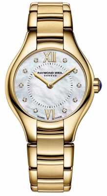 Raymond Weil Womans Gold Plated Stainless Steel Diamond Mother Of Pearl 5124-P-00985 Raymond Weil Womans Gold Plated Stainless Steel Diamond Mother Of Pearl 5124-P-00985