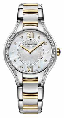 Raymond Weil Womans Two Tone Noemia 62 Diamond Mother Of Pearl 5124-SPS-00985 Raymond Weil Womans Two Tone Noemia 62 Diamond Mother Of Pearl 5124-SPS-00985