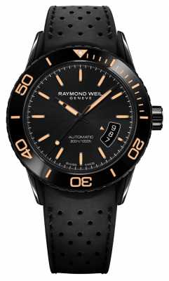 Raymond Weil Mens Automatic Black PVD Plated Steel 2760-SB2-20001 Raymond Weil Mens Automatic Black PVD Plated Steel 2760-SB2-20001