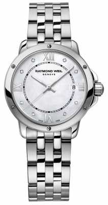 Raymond Weil Womans Stainless Steel Dot Diamond Mother Of Pearl 5391-ST-00995 Raymond Weil Womans Stainless Steel Dot Diamond Mother Of Pearl 5391-ST-00995