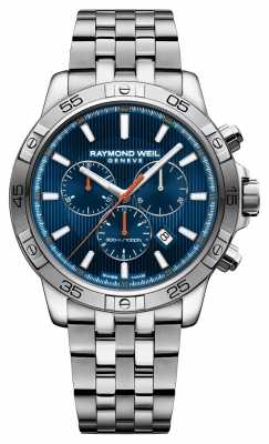 Raymond Weil Mens 43mm Blue Chrongraph Dial Stainless Steel 8560-ST2-50001 Raymond Weil Mens 43mm Blue Chrongraph Dial Stainless Steel 8560-ST2-50001