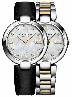 Raymond Weil Womans Two Tone Stainless Steel Diamond Dot 1600-STP-00995 Raymond Weil Womans Two Tone Stainless Steel Diamond Dot 1600-STP-00995