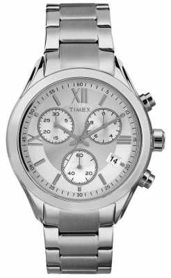 Timex Womans Miami Chronograph Silver Tone TW2P93600 Timex Womans Miami Chronograph Silver Tone TW2P93600