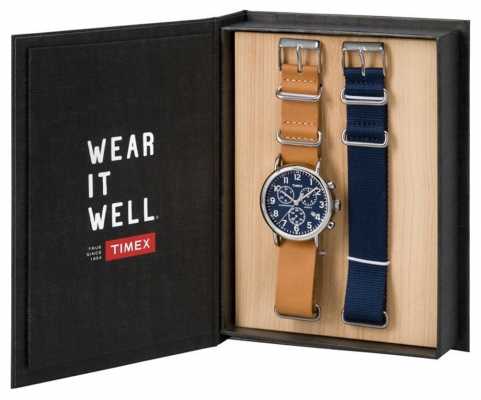 Timex Mens Weekender Chronograph Gift Set TWG012800 Timex Mens Weekender Chronograph Gift Set TWG012800