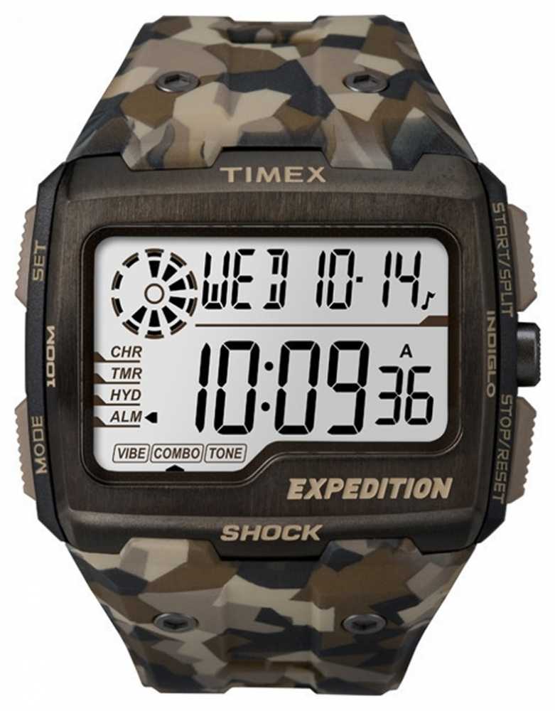 timex men's expedition grid shock digital strap watch