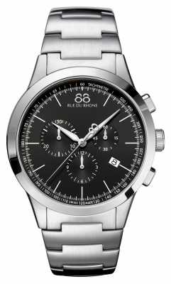 88 Rue du Rhone Rive Mens Chronograph Black Face Stainless Steel 87WA154307 88 Rue du Rhone Rive Mens Chronograph Black Face Stainless Steel 87WA154307