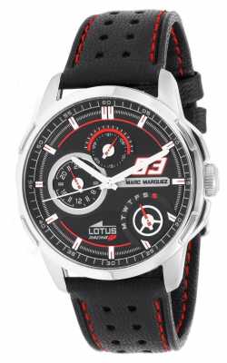 Lotus Mens Black Leather Strap Silver Dial L18241/1 Lotus Mens Black Leather Strap Silver Dial L18241/1