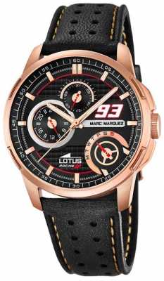Lotus Mens Black Leather Strap Black Dial L18242/2 Lotus Mens Black Leather Strap Black Dial L18242/2