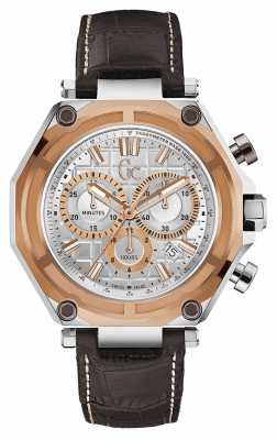 Gc GC-3 Sport Mens Silver/Rose Chrono X10001G1S Gc GC-3 Sport Mens Silver/Rose Chrono X10001G1S