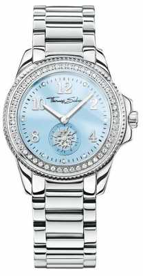 Thomas Sabo Womans Glam Chic Stainless Steel Blue Dial WA0254-201-209-33 Thomas Sabo Womans Glam Chic Stainless Steel Blue Dial WA0254-201-209-33