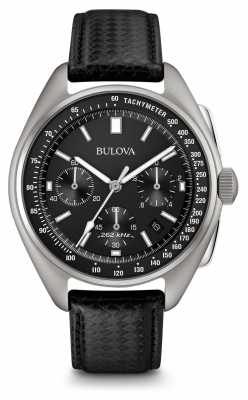 Bulova Mens Special Edition Moonwatch Black Leather Chronograph 96B251 Bulova Mens Special Edition Moonwatch Black Leather Chronograph 96B251
