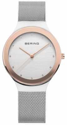 Bering Ladies Silver/ Gold Mesh 12934-060 Bering Ladies Silver/ Gold Mesh 12934-060