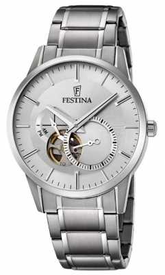 Festina Mens Automatic Stainless Steel Silver Dial F6845/1 Festina Mens Automatic Stainless Steel Silver Dial F6845/1