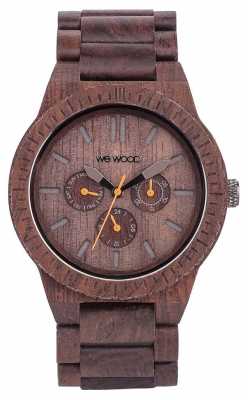 WeWood Mens Kappa Chocolate Wooden Brown Strap 70315500 WeWood Mens Kappa Chocolate Wooden Brown Strap 70315500
