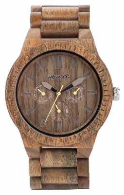 WeWood Mens Kappa Army Wooden Brown Strap 70315100 WeWood Mens Kappa Army Wooden Brown Strap 70315100