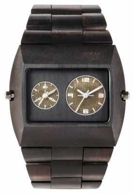 WeWood Mens Jupiter RS Black Wooden Strap 70331300 WeWood Mens Jupiter RS Black Wooden Strap 70331300