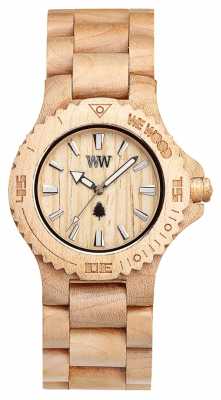 WeWood Womens Date Beige Wooden Strap 70304200 WeWood Womens Date Beige Wooden Strap 70304200