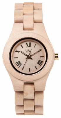 WeWood Womens Criss Beige Wooden Strap 70210200 WeWood Womens Criss Beige Wooden Strap 70210200