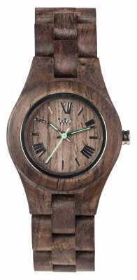 WeWood Womens Criss Choco Rough Wooden Strap 70210511 WeWood Womens Criss Choco Rough Wooden Strap 70210511