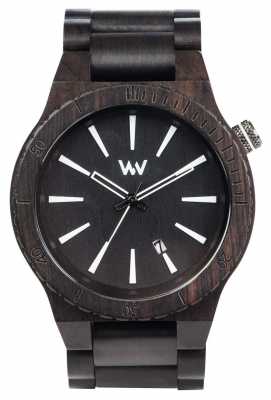 WeWood Mens Assunt Black Wooden Strap 70321300 WeWood Mens Assunt Black Wooden Strap 70321300