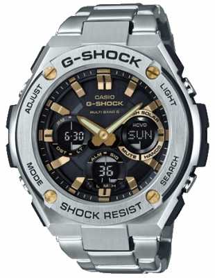 Casio Mens G-Steel Chronograph Alarm Stainless Steel GST-W110D-1A9ER Casio Mens G-Steel Chronograph Alarm Stainless Steel GST-W110D-1A9ER