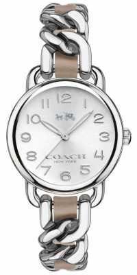 Coach Womens Delancey Stainless Steel Bracelet Silver Dial 14502254 Coach Womens Delancey Stainless Steel Bracelet Silver Dial 14502254