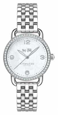 Coach Womens Delancey Stainless Steel Bracelet Silver Dial 14502477 Coach Womens Delancey Stainless Steel Bracelet Silver Dial 14502477