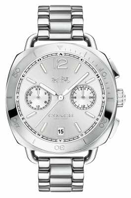 Coach Womens Tatum Stainless Steel Silver Dial 14502602 Coach Womens Tatum Stainless Steel Silver Dial 14502602