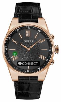 Guess CONNECT Black Leather C0002MB3 Guess CONNECT Black Leather C0002MB3