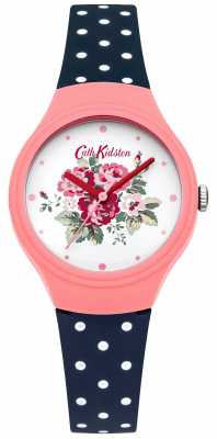 Cath Kidston Ladies Flower Dial blue Polka Dot Watch CKL024PU Cath Kidston Ladies Flower Dial blue Polka Dot Watch CKL024PU