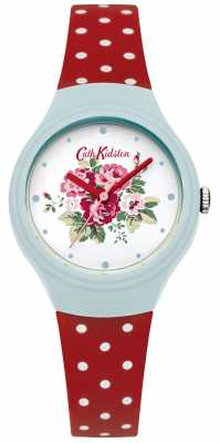Cath Kidston Ladies Flower Dial Red Polka Dot Watch CKL024UR Cath Kidston Ladies Flower Dial Red Polka Dot Watch CKL024UR