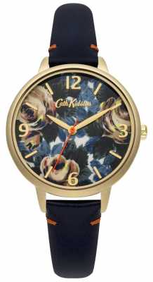 Cath Kidston Ladies Deep Blue Leather Oxford Rose Watch CKL 001UG Cath Kidston Ladies Deep Blue Leather Oxford Rose Watch CKL 001UG