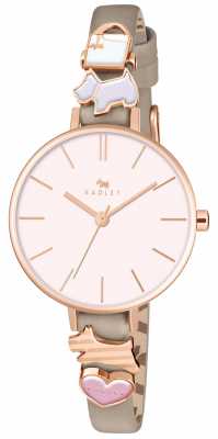 Radley Time After Time Ladies Woodland Leather Strap Watch RY2408 Radley Time After Time Ladies Woodland Leather Strap Watch RY2408