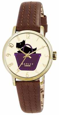 Radley Border Watch With Tan Genuine Leather Strap RY2290 Radley Border Watch With Tan Genuine Leather Strap RY2290