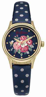 Cath Kidston Navy Polka Dot Strap Navy Dial CKL012UG Cath Kidston Navy Polka Dot Strap Navy Dial CKL012UG