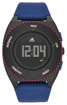adidas Performance Mens Digital Blue Canvas Strap ADP3274 adidas Performance Mens Digital Blue Canvas Strap ADP3274