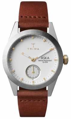 Triwa Womans Snow Aska Brown Leather AKST102-SS010213 Triwa Womans Snow Aska Brown Leather AKST102-SS010213