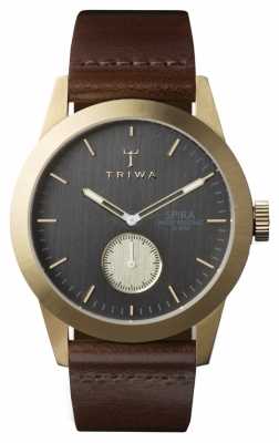 Triwa Mens Ash Spira Brown Leather SPST101-CL010413 Triwa Mens Ash Spira Brown Leather SPST101-CL010413